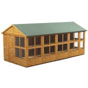 Power 18x8 Apex Potting Shed - Double Door